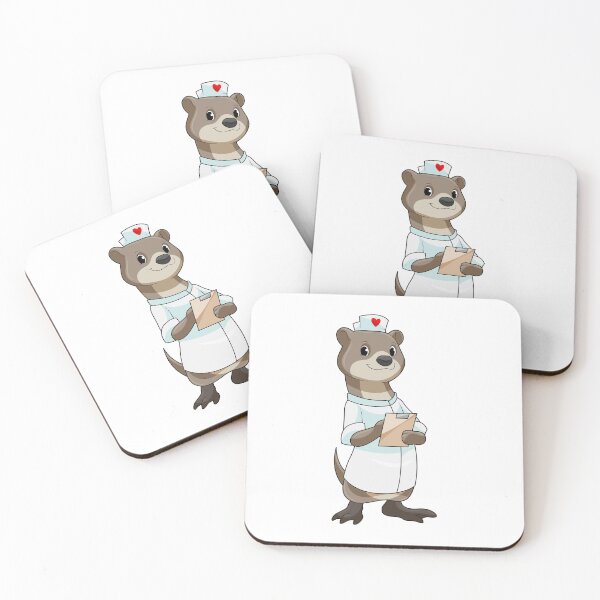 Item preview, Otter as Nurse with Heart designed and sold by Snabdesign84.