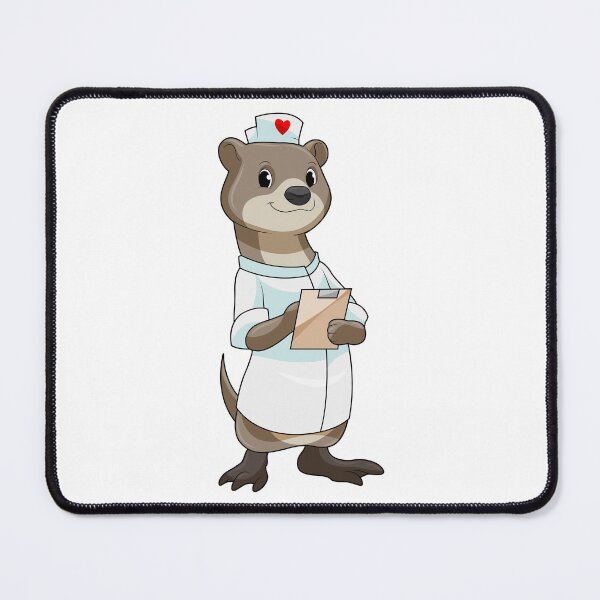Item preview, Otter as Nurse with Heart designed and sold by Snabdesign84.