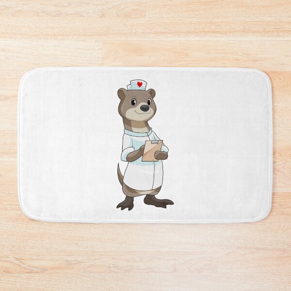 Item preview, Otter as Nurse with Heart designed and sold by Snabdesign84.