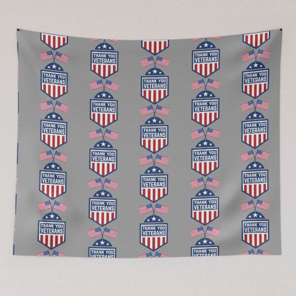 Item preview, Thank You Veterans For Your Service l Veteran US Heart Flag l Veterans Day Gift l  Happy Veterans Day designed and sold by kpluslk.