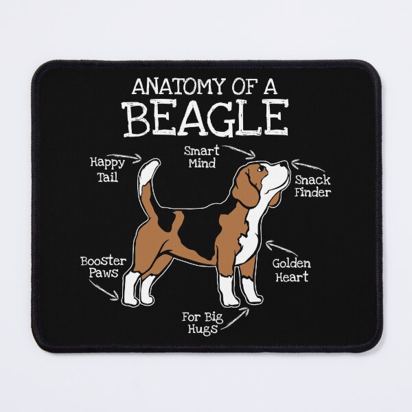 Item preview, Funny Beagle mom, Owner dog quote | Anatomy of a Beagle designed and sold by GPODdesign.