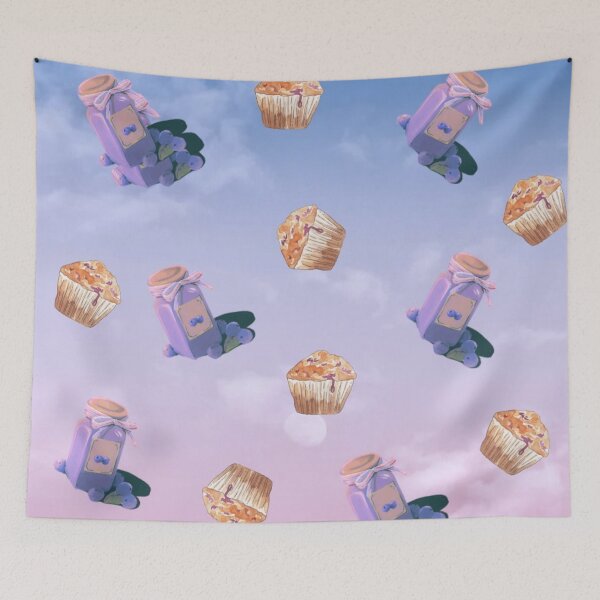 Item preview, Blueberry Pie Pattern designed and sold by The Glasses Girl.