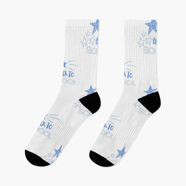 Item preview, Back to school, hearts and stars. Blue colorway designed and sold by Lillieoandco.