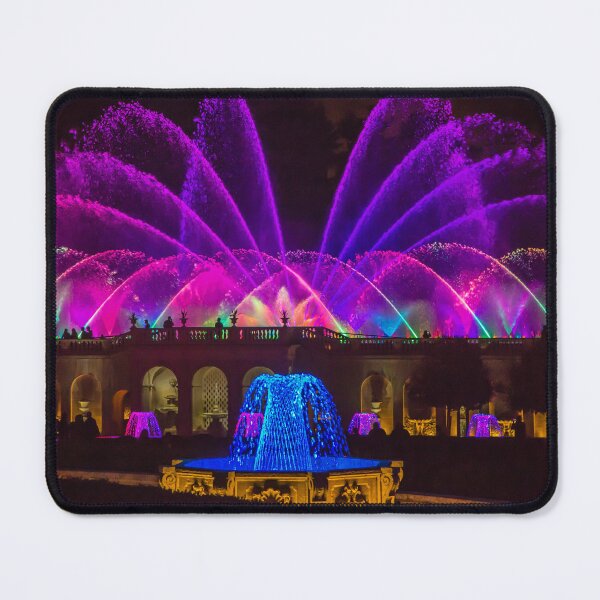 Item preview, USA. Pennsylvania. Longwood Gardens. Colorful Fountain Show. designed and sold by vadim19.