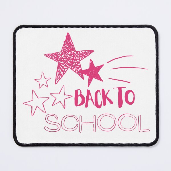 Item preview, Back to school, hearts and stars. Pink colorway designed and sold by Lillieoandco.