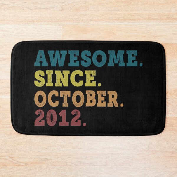 Item preview, Awesome Since October 2012 Retro Vintage 10th Birthday Gift designed and sold by designbychow.