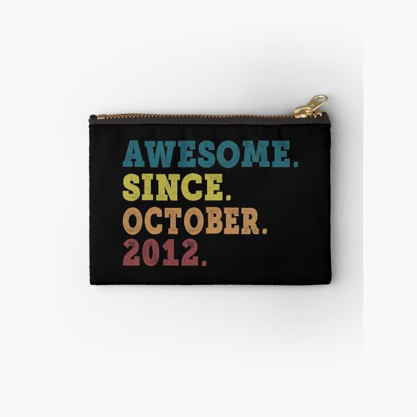 Item preview, Awesome Since October 2012 Retro Vintage 10th Birthday Gift designed and sold by designbychow.