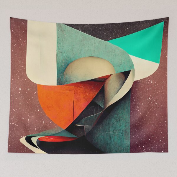 Item preview, Abstract Space Number 6 designed and sold by Left-Hand-Tree.