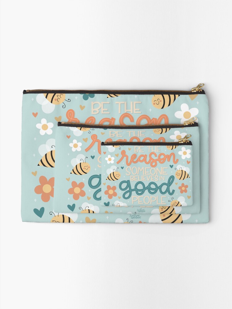 Alternate view of Be the Reason Zipper Pouch