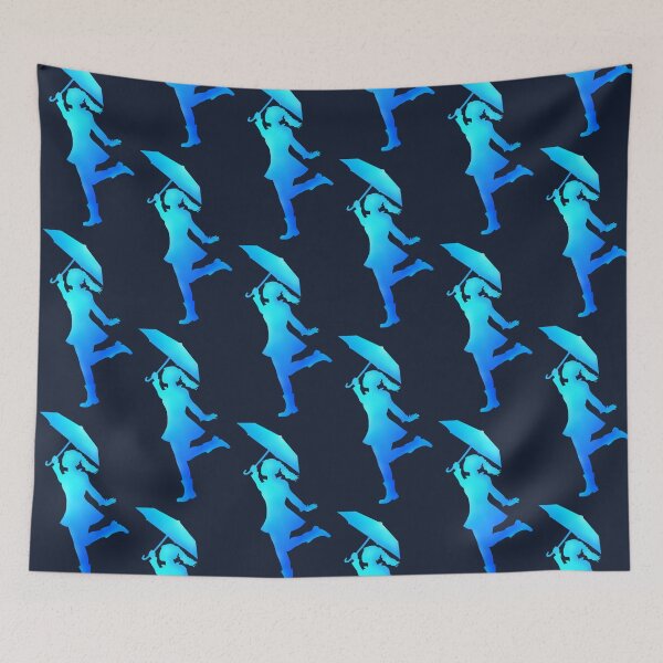 Item preview, Lady Silhouette Dancing with Umbrella  designed and sold by Deborah Camp.