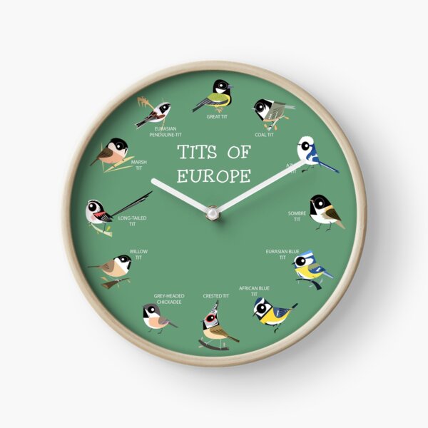 Tits of Europe Clock