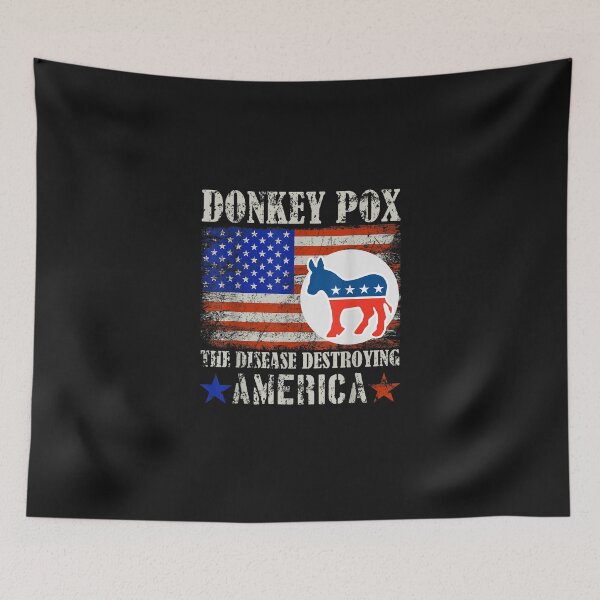Item preview, Funny Donkey Poxx The Disease Destroying America designed and sold by StephanieAyer.