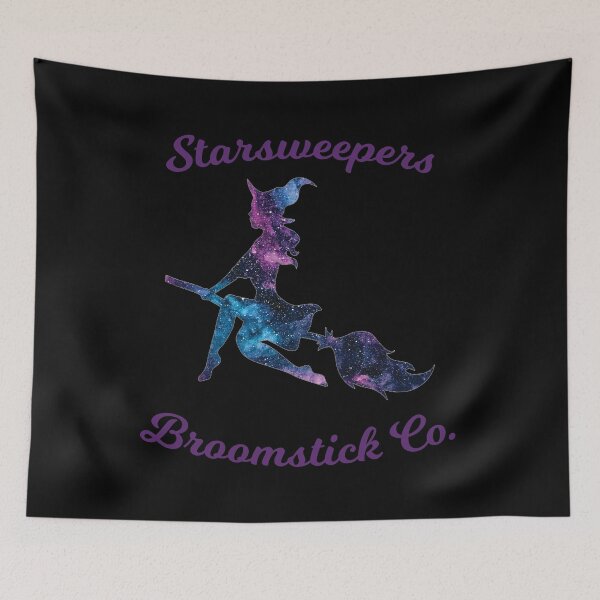 Item preview, Starsweepers Broomstick Co. (purple) designed and sold by jamienathan.