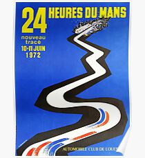 24hs Le Mans, 1972 Poster