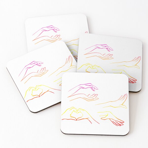 Item preview, Hands gestures in rainbow colors designed and sold by AnnaRuz.