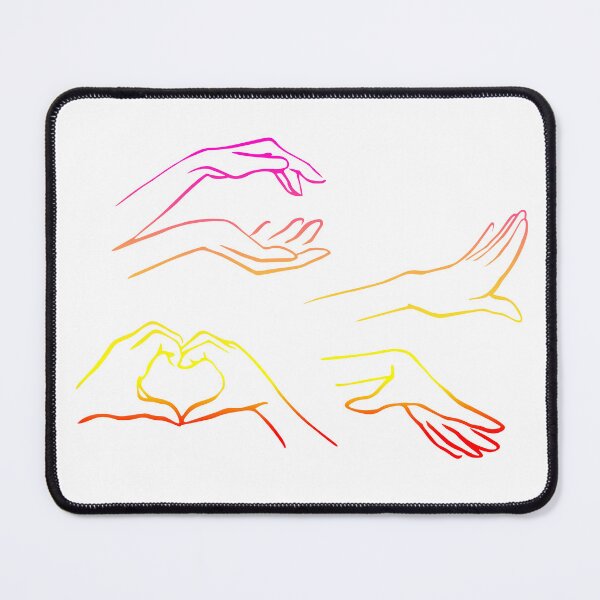 Item preview, Hands gestures in rainbow colors designed and sold by AnnaRuz.