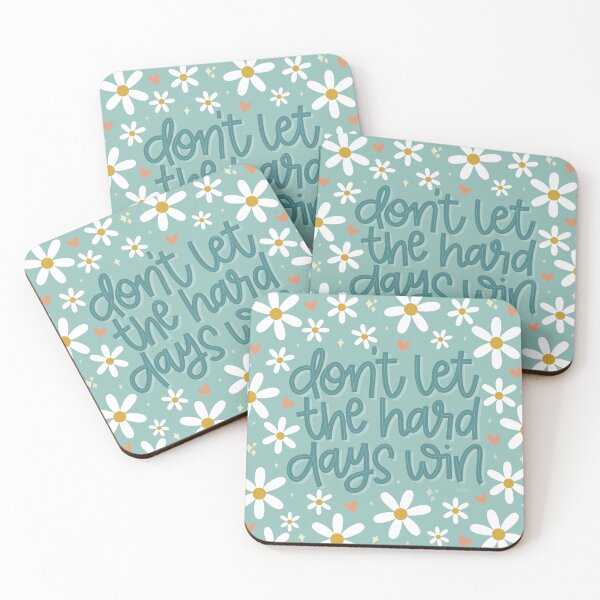 Item preview, Don't Let the Hard Days Win designed and sold by sunandpenlines.