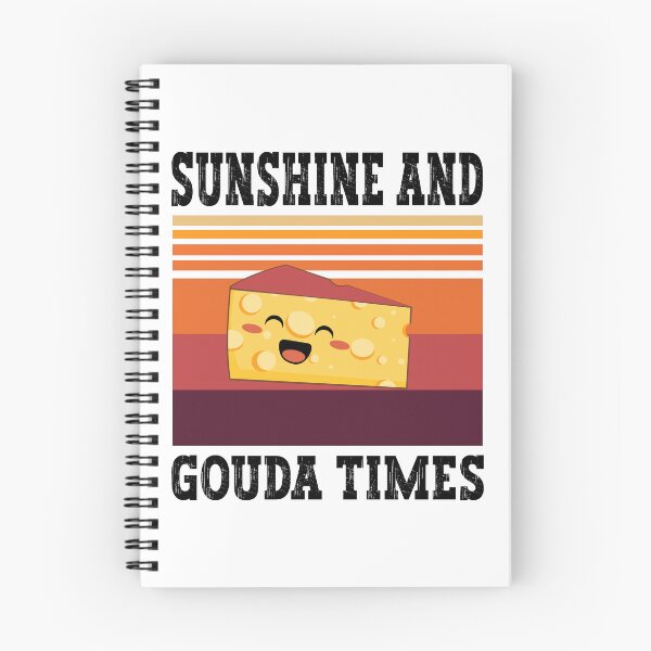 Item preview, Sunshine And Gouda Times Cute Funny Cheesy Puns  designed and sold by PearlMoonGrapes.