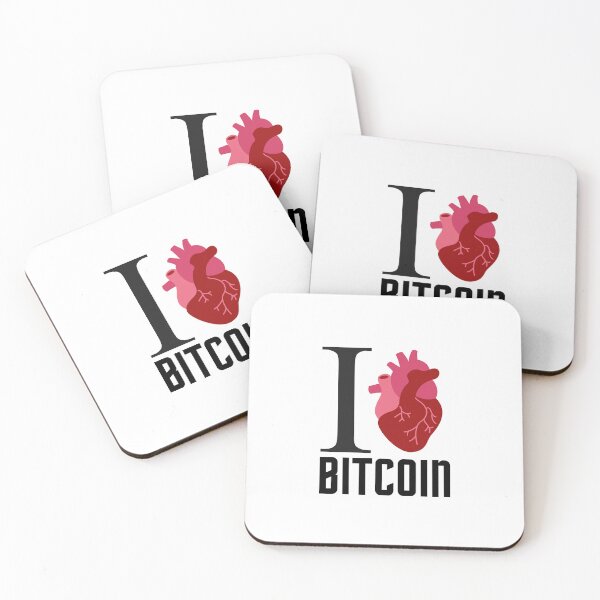 Item preview, I Heart Bitcoin  designed and sold by CryptoBeings.
