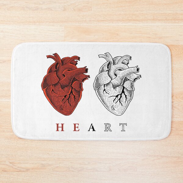 Item preview, Human heart with engraving  designed and sold by badreddine00.
