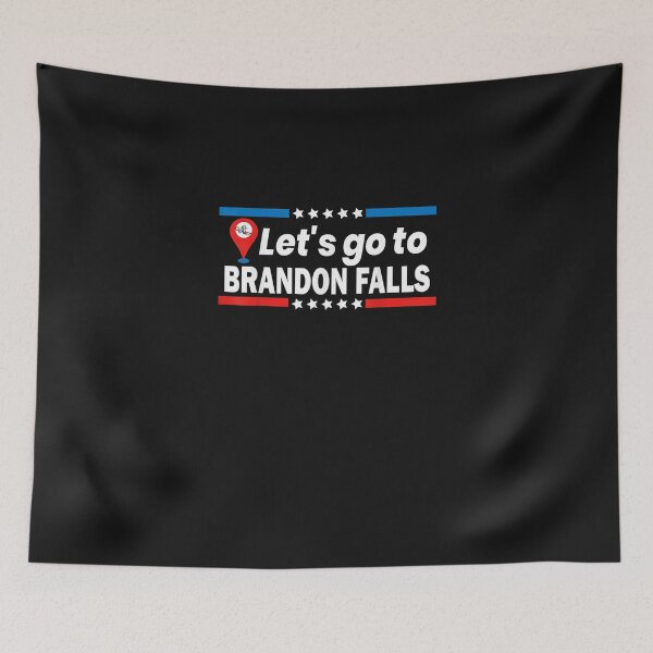 Item preview, Lets go to Brandon Falls Historical Landmark On Map designed and sold by StephanieAyer.