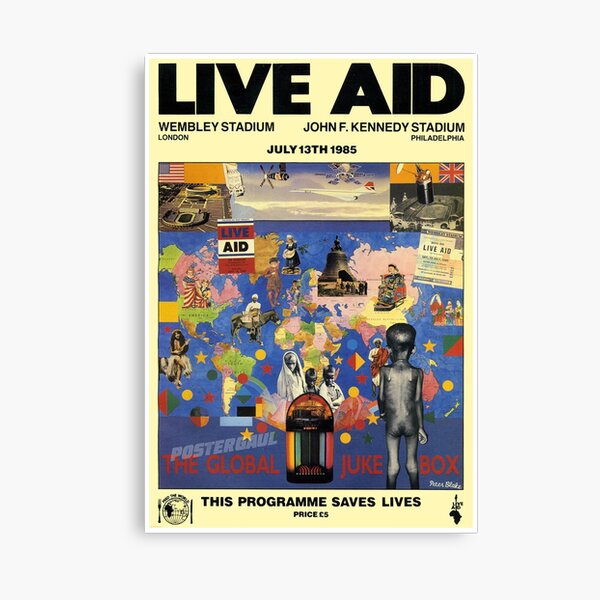 Live Aid 1985 Canvas Print