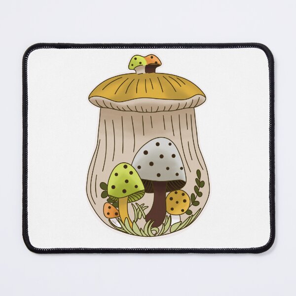 Item preview, Spring Arnel Happy Mushroom Canister designed and sold by Corissa Livingston.