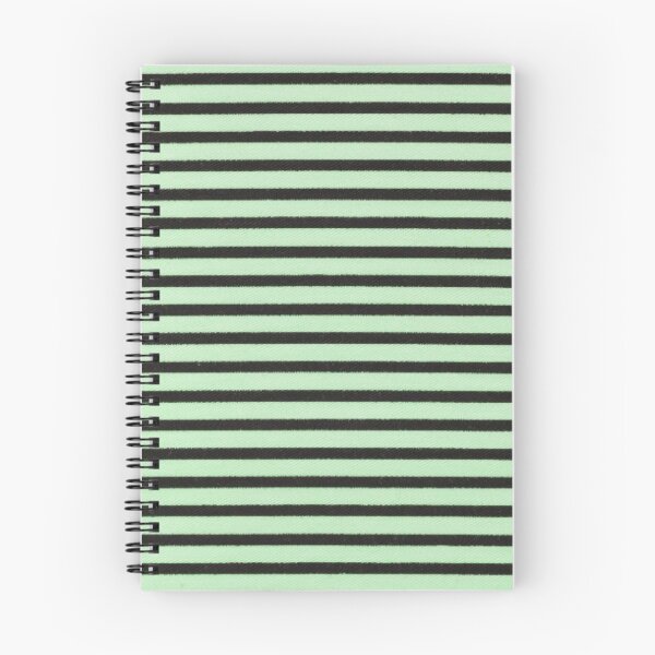 Item preview, Horizontal Green Black Pinstripe Pattern, Green Black Horizontal Stripes designed and sold by antevasinart.