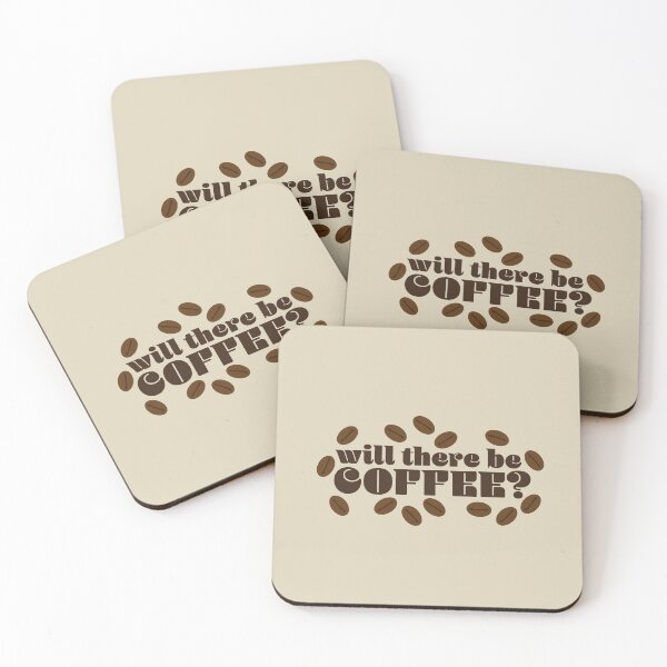 Item preview, Will There Be Coffee? designed and sold by FullOfGrace Design Co..