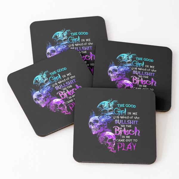 Item preview, The Good Girl In Me Got Tired Of The Bullshiit on back designed and sold by StephanieAyer.