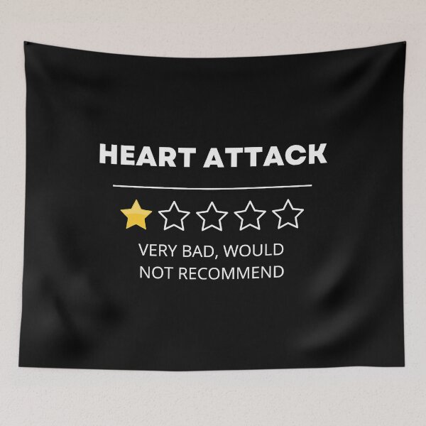 Item preview, Heart Attack Funny Would Not Recommend designed and sold by lagerburkell.