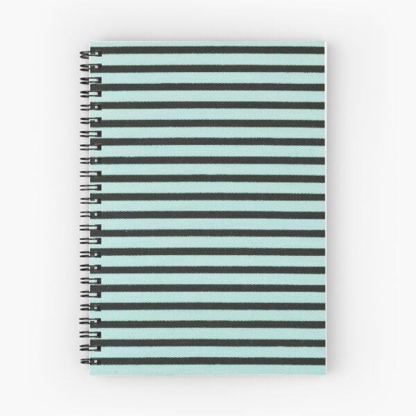 Item preview, Horizontal Blue Black Pinstripe Pattern, Blue Black Horizontal Stripes designed and sold by antevasinart.