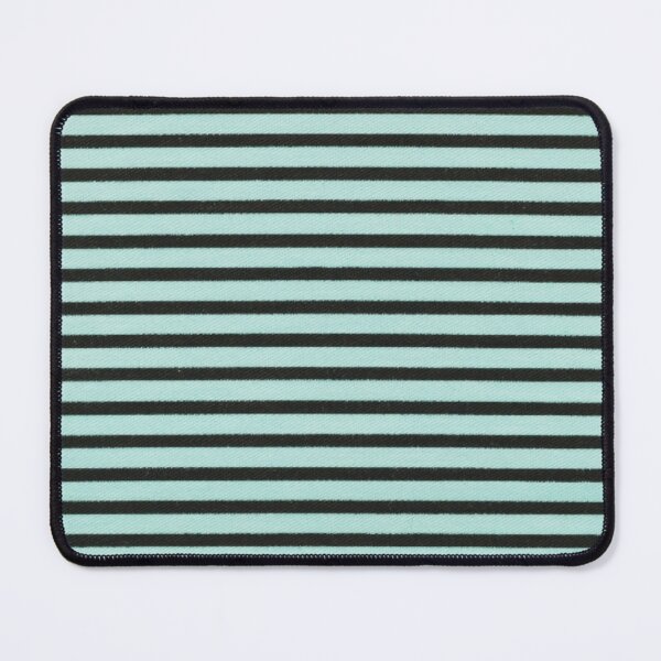 Item preview, Horizontal Blue Black Pinstripe Pattern, Blue Black Horizontal Stripes designed and sold by antevasinart.
