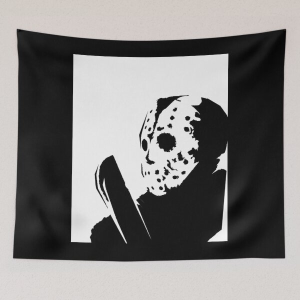Item preview, Friday the 13th - Jason Vorhees Portrait Graphic  designed and sold by kiszkalabr.