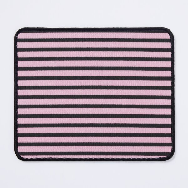 Item preview, Horizontal Pink Black Pinstripe Pattern, Pink Black Horizontal Stripes designed and sold by antevasinart.