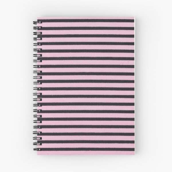 Item preview, Horizontal Pink Black Pinstripe Pattern, Pink Black Horizontal Stripes designed and sold by antevasinart.