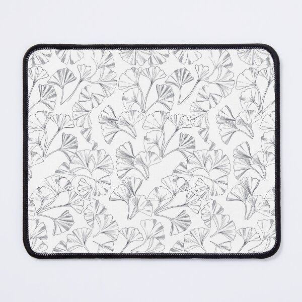 Item preview, Gingko leaves pattern calm blue designed and sold by MyArtistry.