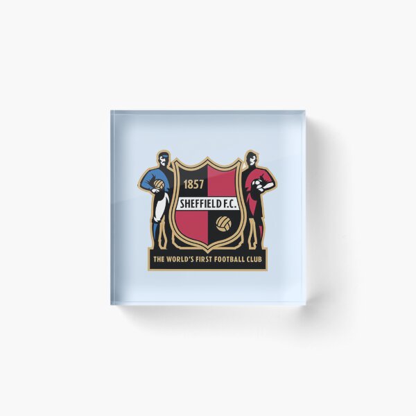 Classy Vintage Sheffield FC Design Acrylic Block
