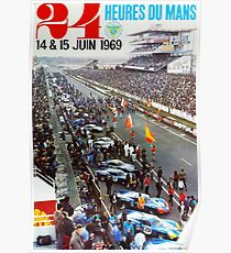 24hs Le Mans, 1969 Poster