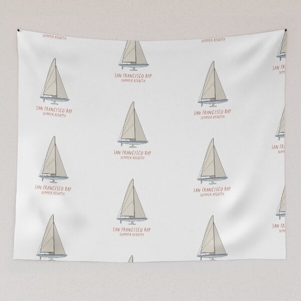 Item preview, Sailing yacht Super 12 San Francisco Bay - summer regatta designed and sold by littleparis.