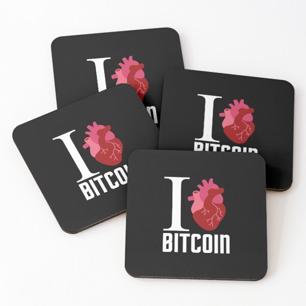 Item preview, I Heart Bitcoin designed and sold by CryptoBeings.