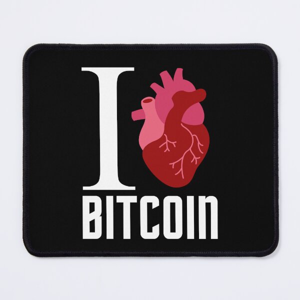 Item preview, I Heart Bitcoin designed and sold by CryptoBeings.