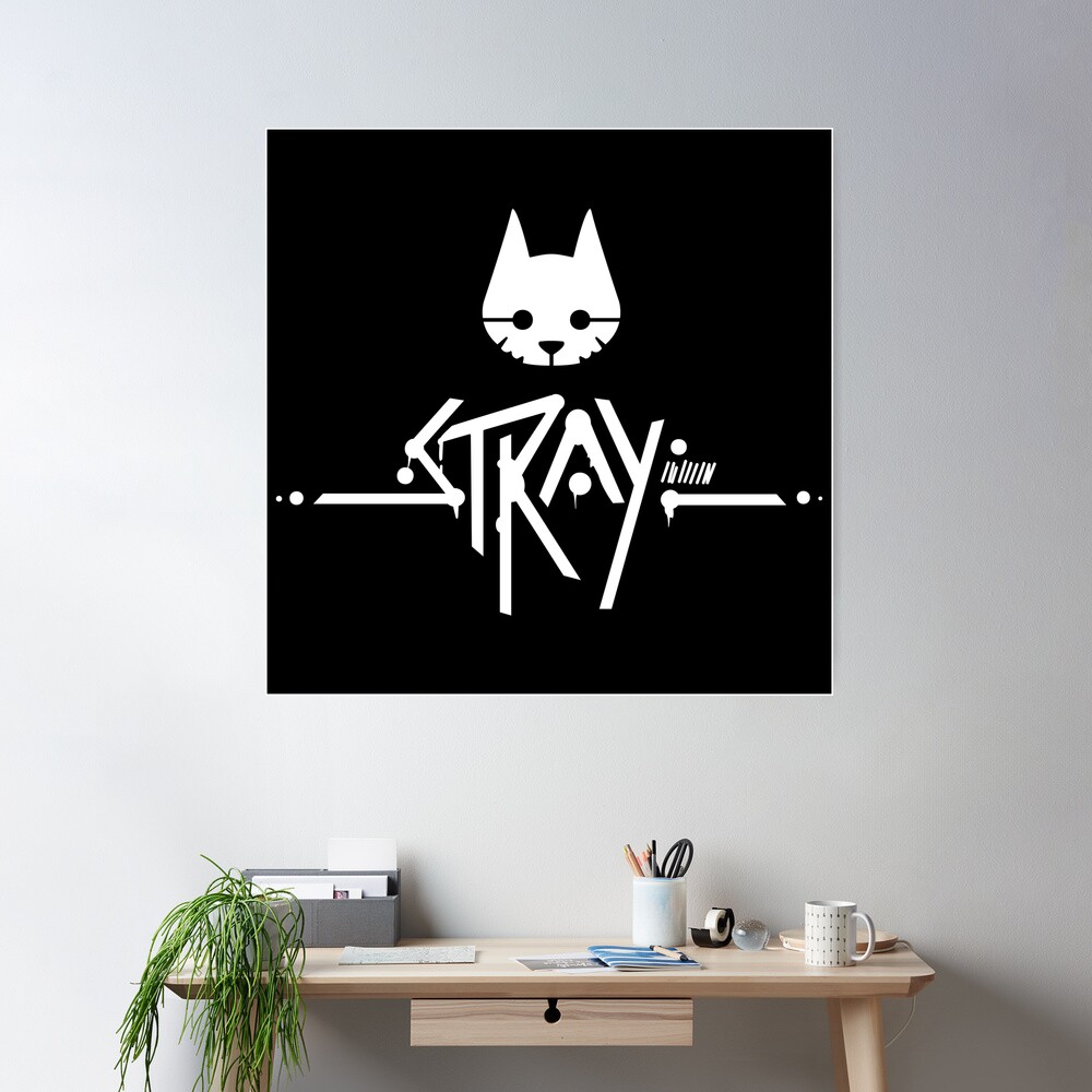 Stray Cat Game ,stray logo Poster for Sale by Zoon-shop