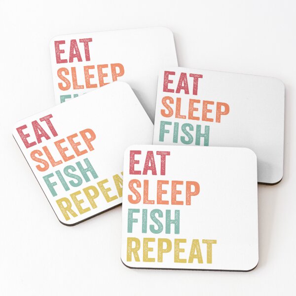 Item preview, Eat Sleep Fish Repeat designed and sold by SarahJisri.
