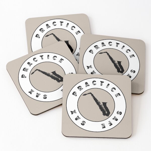 Item preview, Practice Safe Sax Funny Music Teacher Student Saying (BLACK) designed and sold by CRHPOD20.