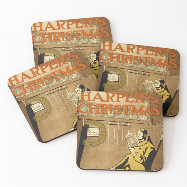 Item preview, HARPER'S Monthly Magazine CHRISTMAS 1897 American Poster by Edward Penfield designed and sold by retroposters.