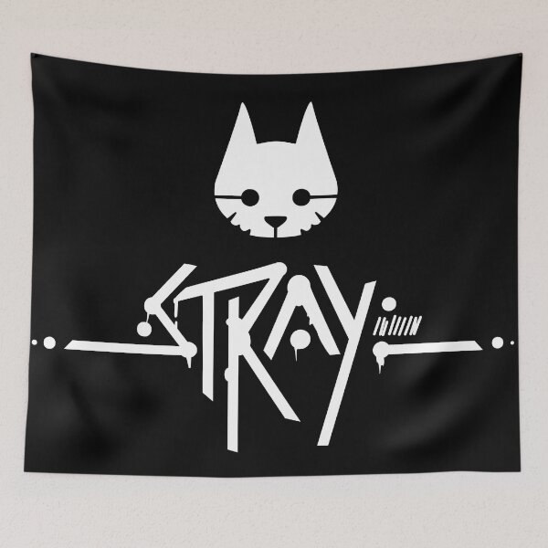 Item preview, Stray Game Logo designed and sold by SleepyOwl09.