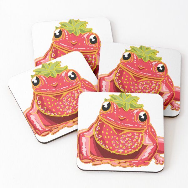 Item preview, Strawberry Frog  designed and sold by CatnipCreations.