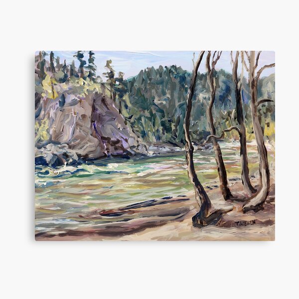 Bromley Rock on the Similkameen River Canvas Print