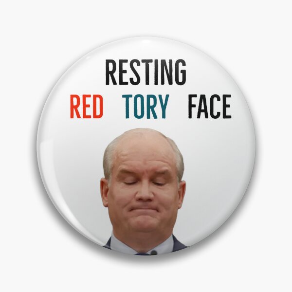 Item preview, Resting Red Tory Face designed and sold by PopandPolitics.
